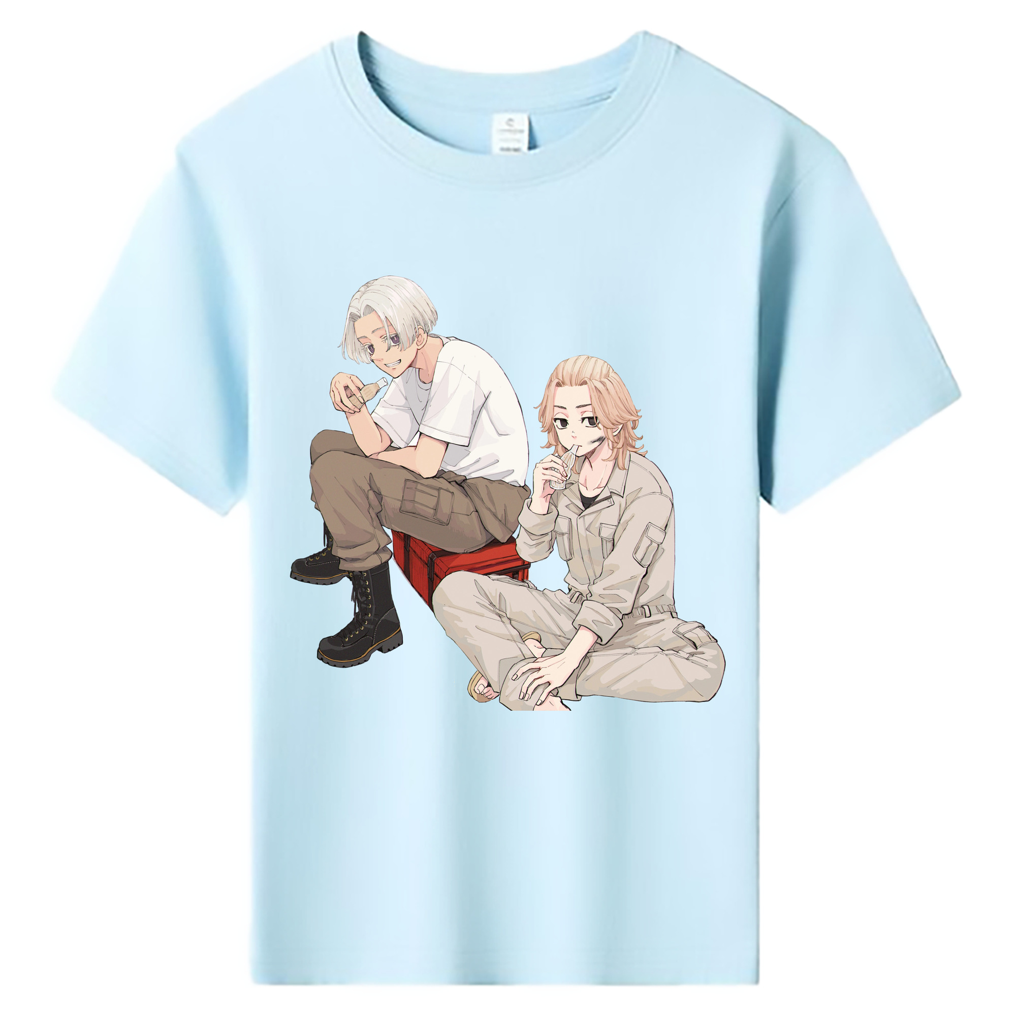 （画像用） 東京リベンジャーズ Tokyo Revengers 綿100％キッズTシャツ（フロントプリント）